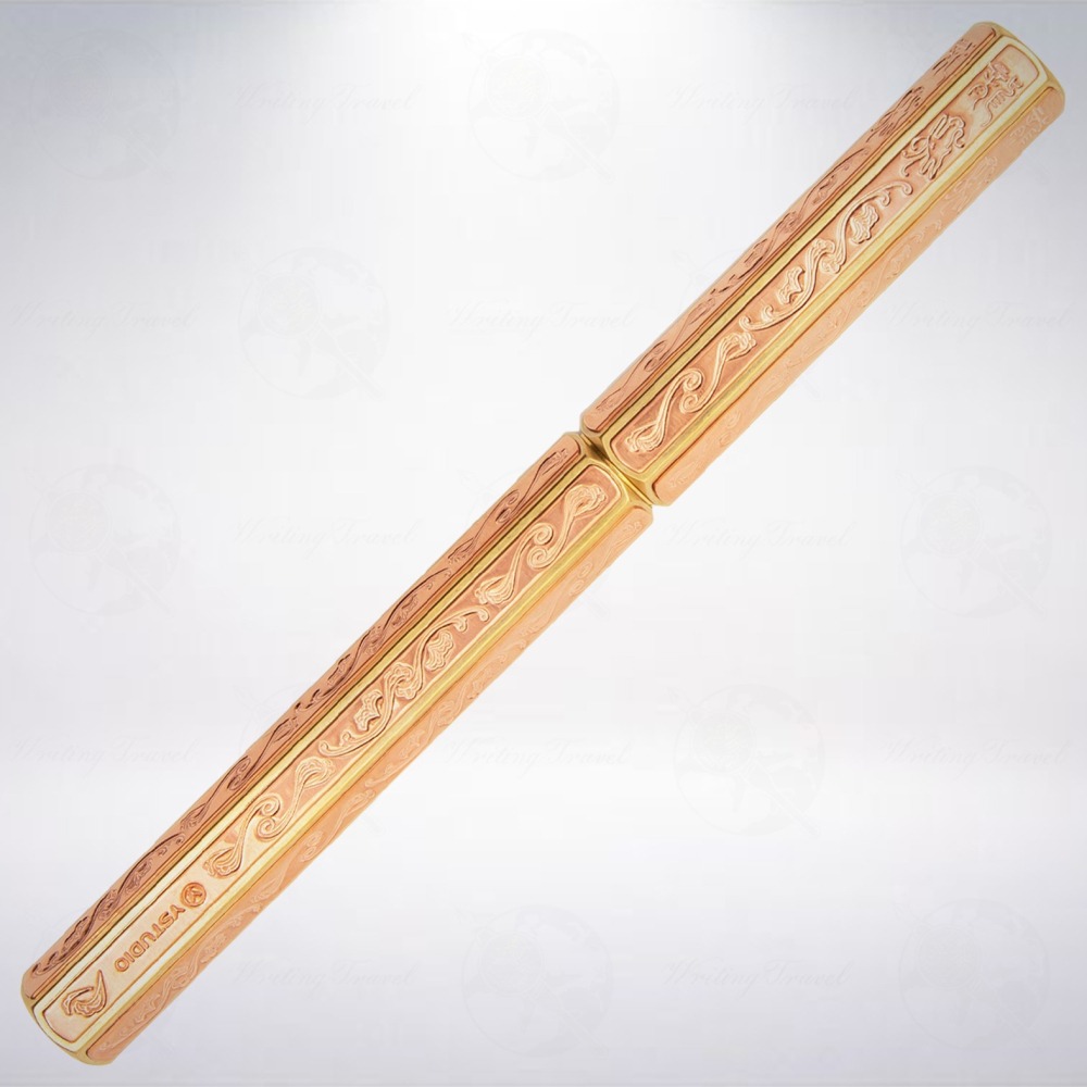 台灣 ystudio 物外設計 經典工藝系列 龍紋錺金具鋼珠筆: 典藏木盒款-細節圖3