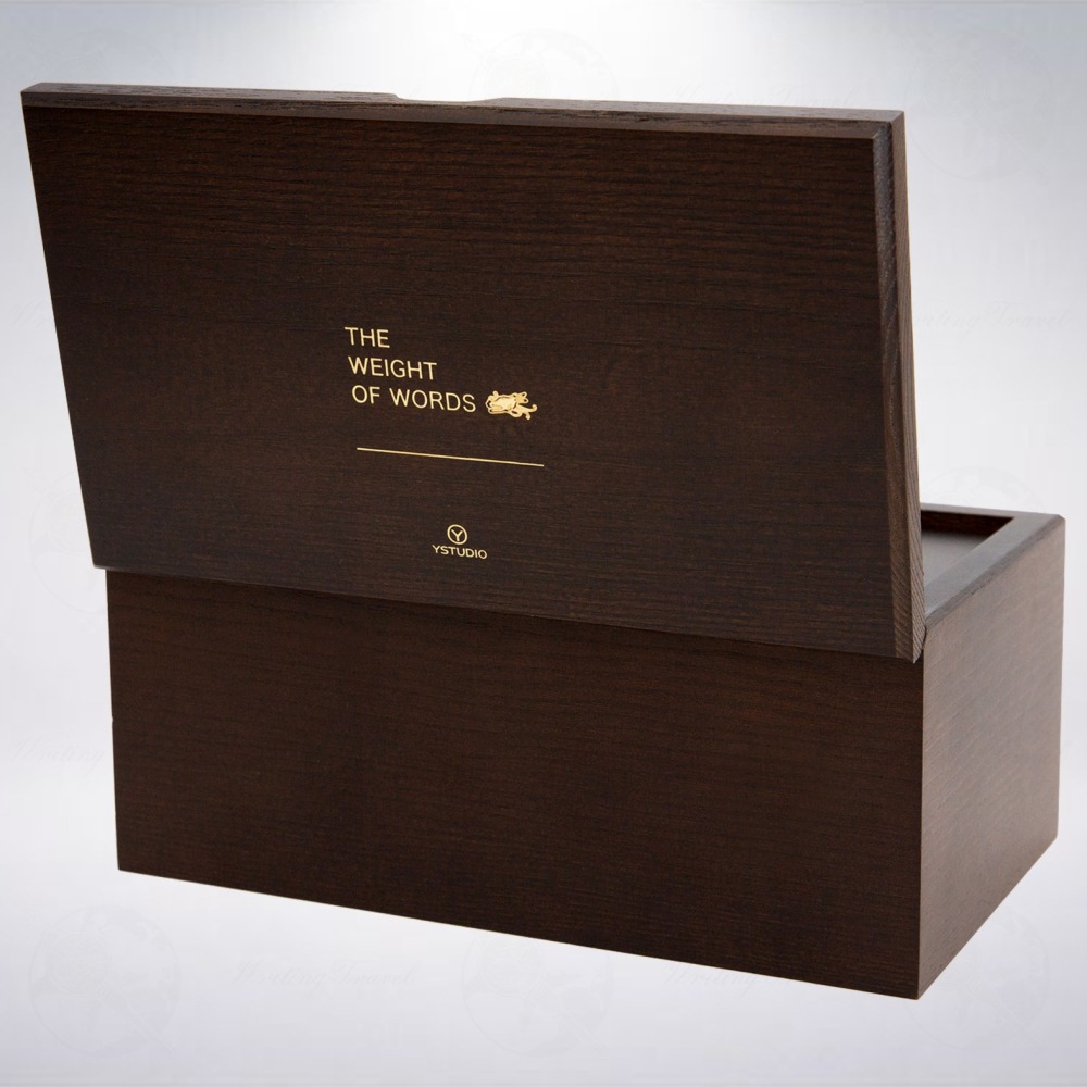 台灣 ystudio 物外設計 經典工藝系列 龍紋錺金具鋼珠筆: 典藏木盒款-細節圖4