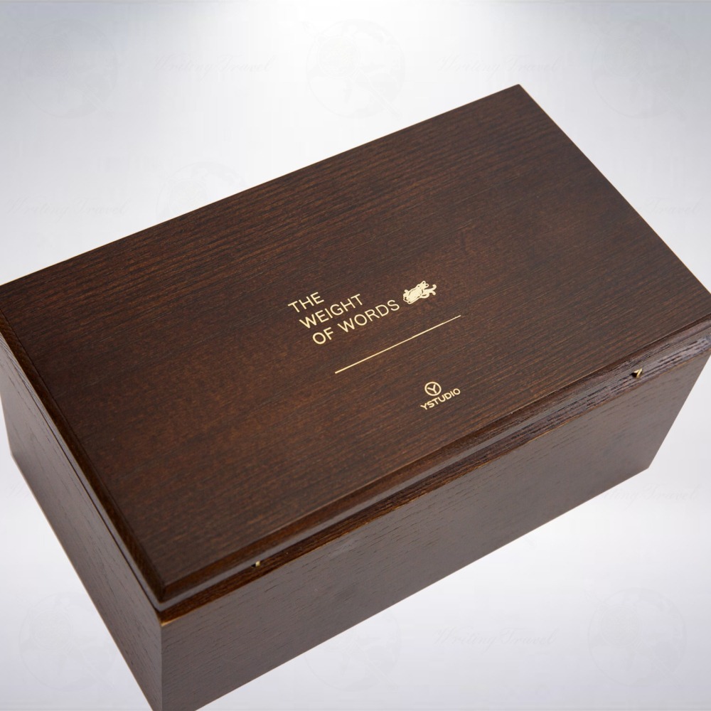 台灣 ystudio 物外設計 經典工藝系列 龍紋錺金具鋼珠筆: 典藏木盒款-細節圖5