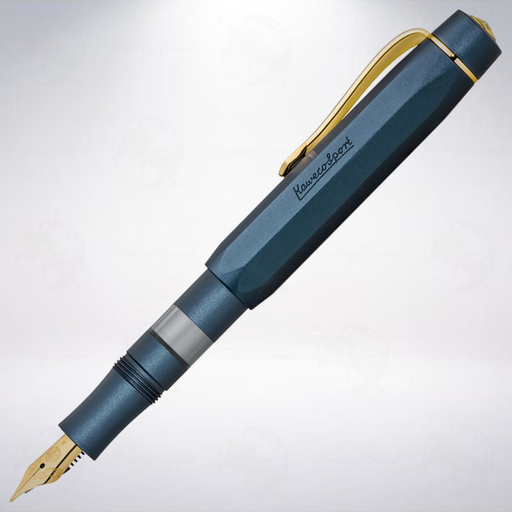 德國 Kaweco PISTON Sport AL 活塞上墨鋼筆: 海軍藍-細節圖2