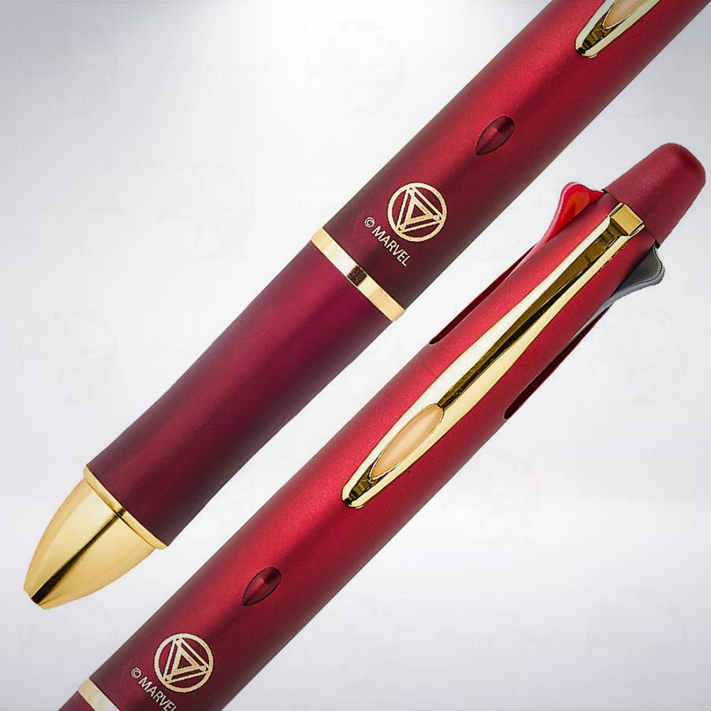 日本 百樂 PILOT Dr.GRIP 4+1 Marvel 聯名款多功能筆: 鋼鐵人-細節圖3