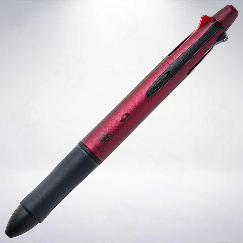 日本 百樂 PILOT Dr.GRIP 4+1 Marvel 聯名款多功能筆: 蜘蛛人-細節圖2