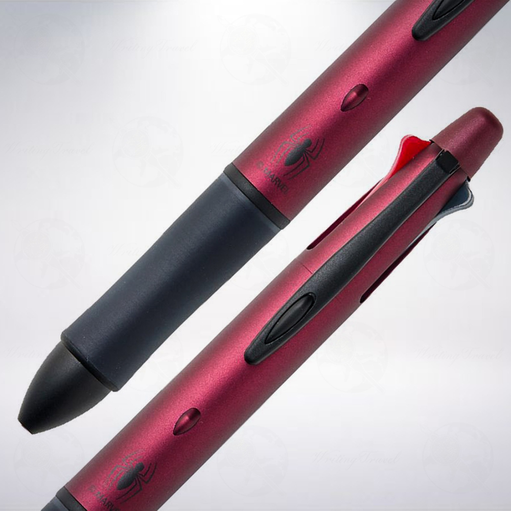 日本 百樂 PILOT Dr.GRIP 4+1 Marvel 聯名款多功能筆: 蜘蛛人-細節圖3