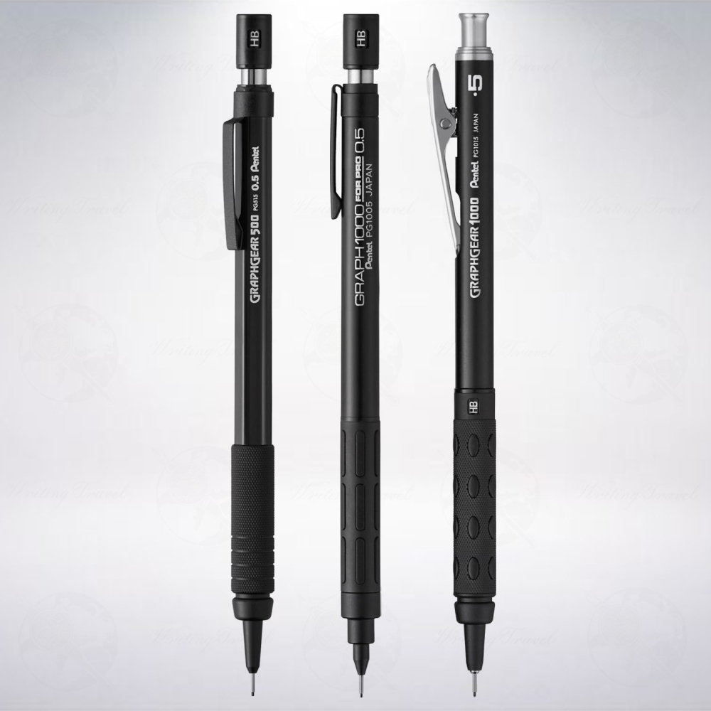 日本 Pentel 60周年限定製圖用自動鉛筆組 (3支入)-細節圖2