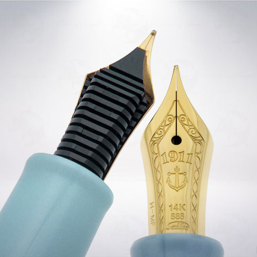 日本 SAILOR 寫樂 SHIKIORI 四季織 雪月空葉14K鋼筆: 春空-細節圖3