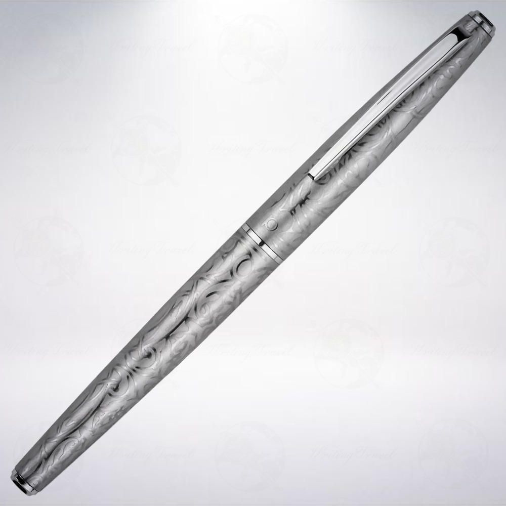 日本 Platinum 白金 PTA-500 不鏽鋼唐草紋書法尖鋼筆-細節圖2