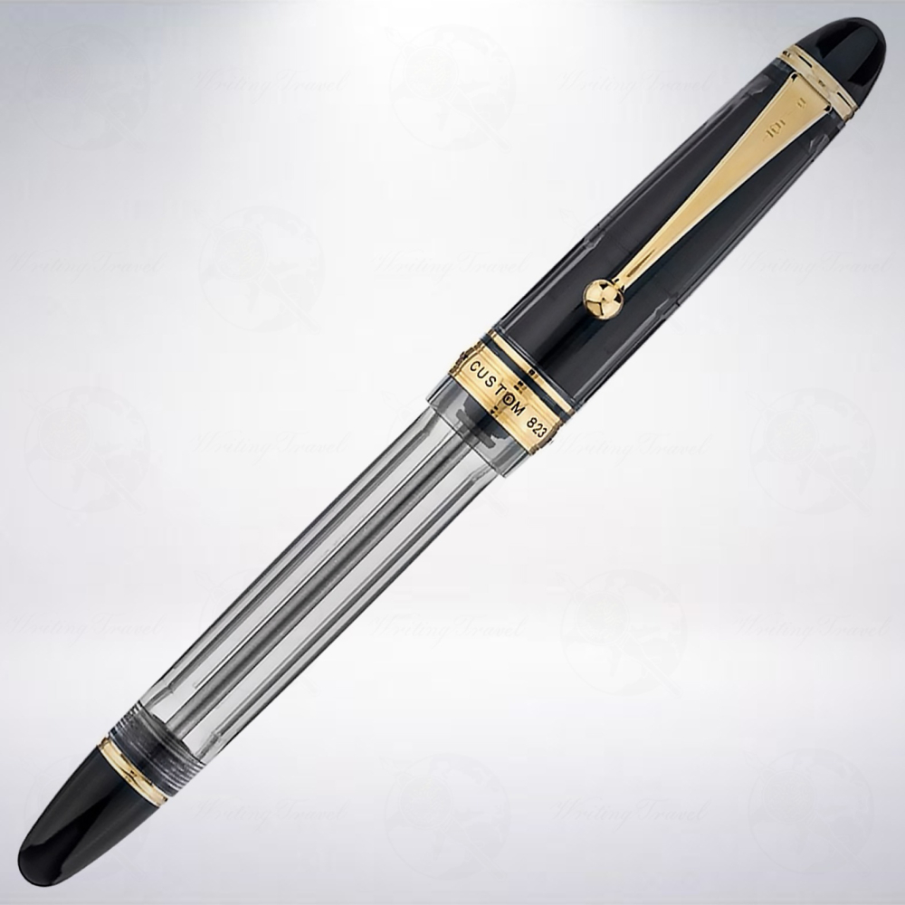 日本 PILOT 百樂 CUSTOM 823 負壓上墨鋼筆: 透明/Transparent-細節圖3