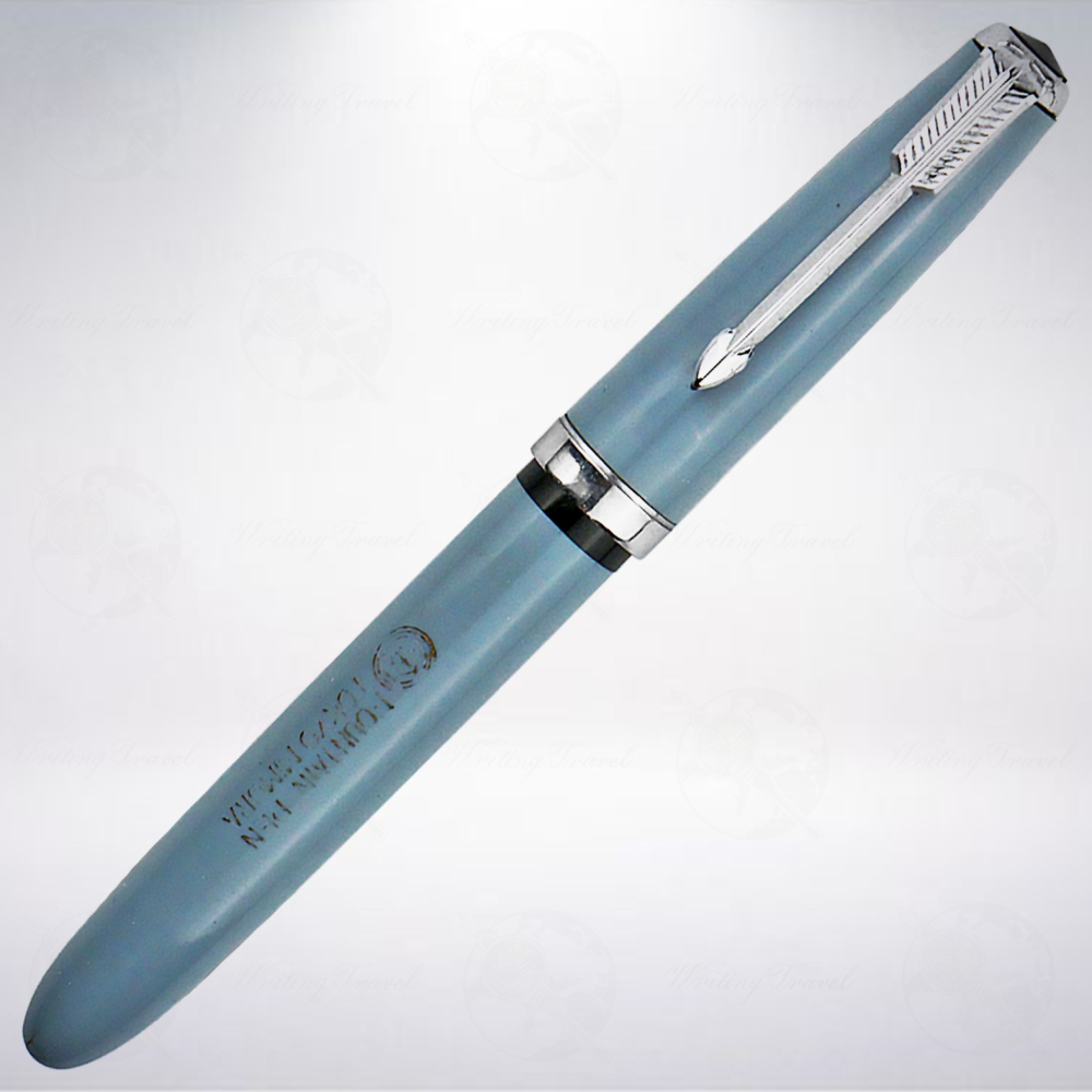 罕見! 日本 三村製作所 滴入式玻璃筆: 淺藍色-細節圖2