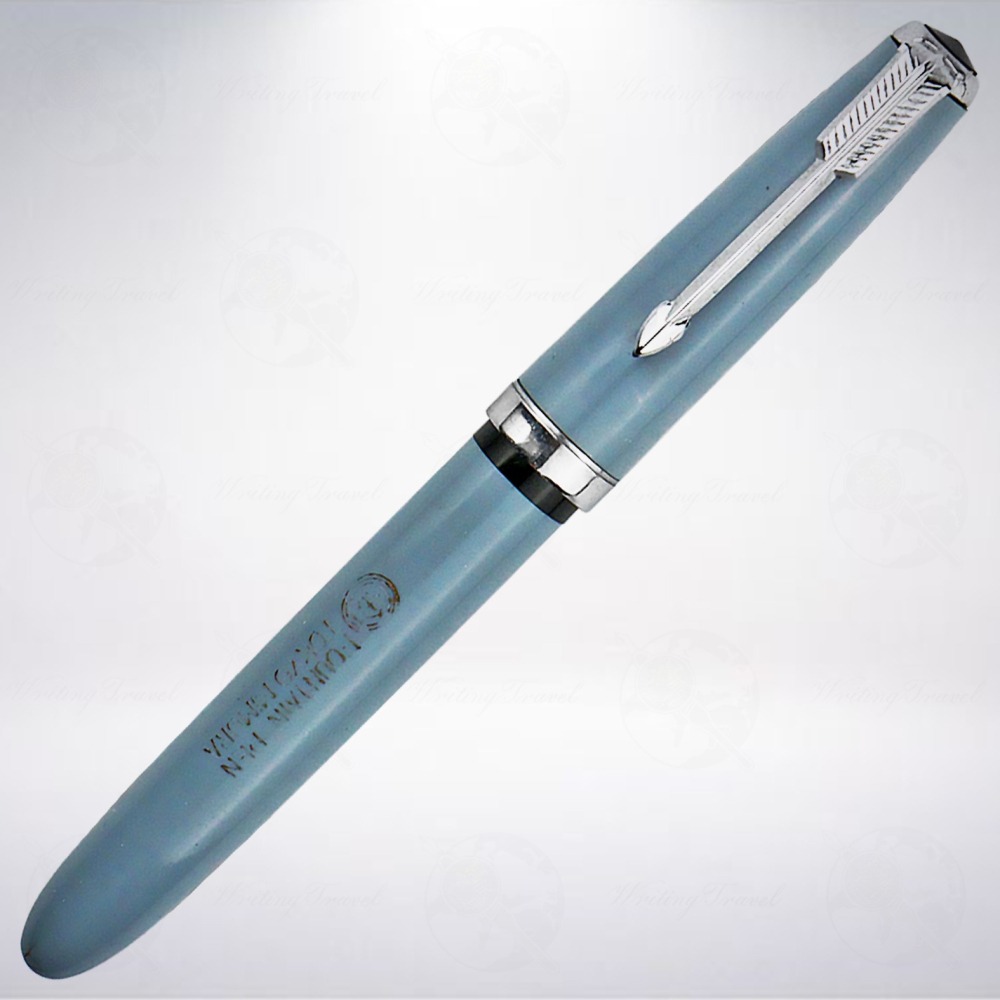 罕見! 日本 三村製作所 滴入式玻璃筆: 淺藍色-細節圖2