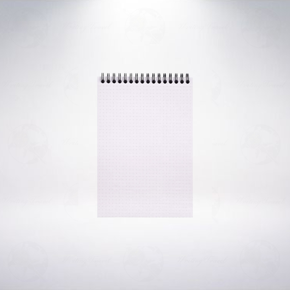 法國 RHODIA Wirebound Dotpad A6 N13 上掀式圈裝筆記本: 橘色/Orange-細節圖2