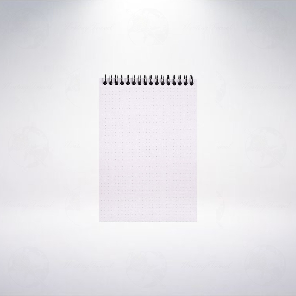 法國 RHODIA Wirebound Dotpad A6 N13 上掀式圈裝筆記本: 橘色/Orange-細節圖2