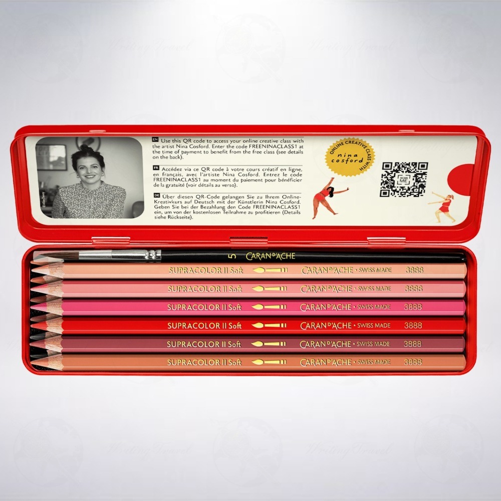 瑞士 卡達 CARAN D＇ACHE SUPRACOLOR Nina Cosford 特別版色鉛筆組-細節圖2