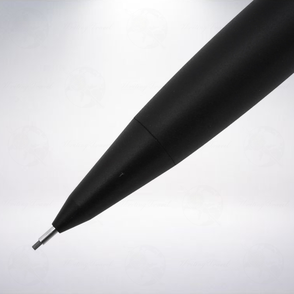 日本 紀寺商事 KITERA Side Knock 中折式出芯自動鉛筆: 全黑-細節圖3