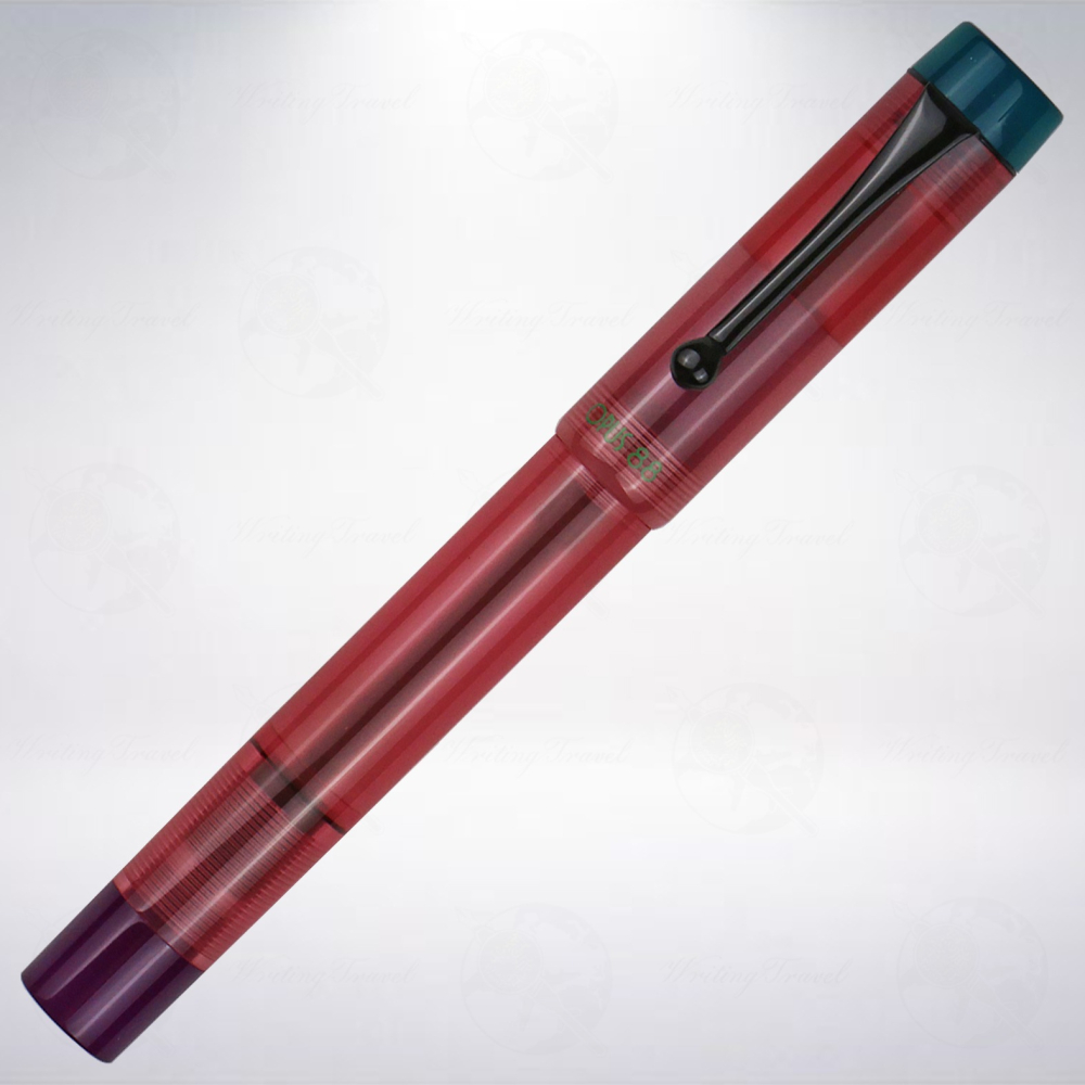 台灣 製筆精基 OPUS 88 KOLORO Demonstrator 色彩系列滴入式鋼筆: 紅色-細節圖2