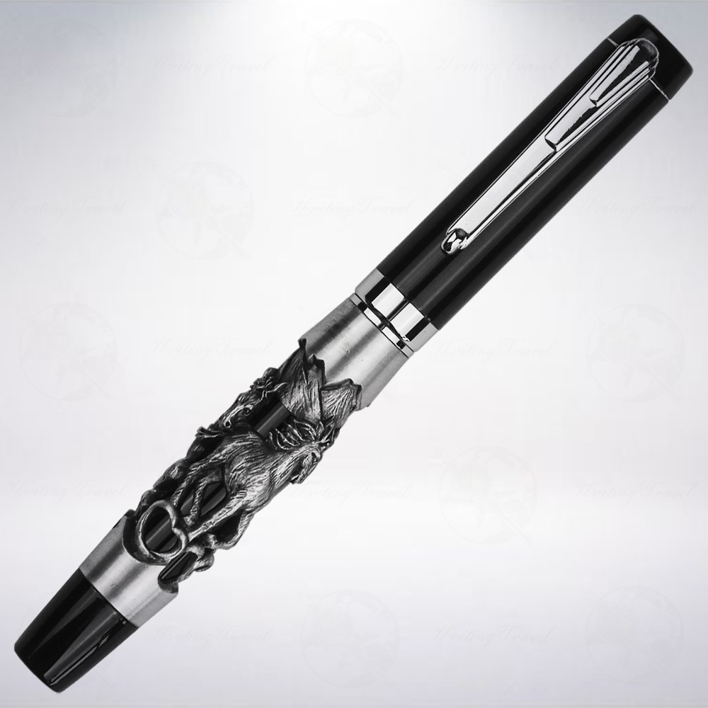 台灣 ARTEX 雅特仕 古銀生肖鋼珠筆: 馬-細節圖2