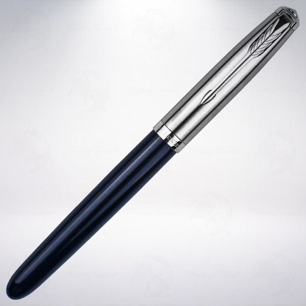 美國 派克 PARKER 51 CT 復刻款鋼筆: 午夜藍/Midnight Blue-細節圖2