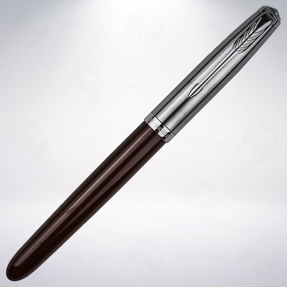 美國 派克 PARKER 51 CT 復刻款鋼筆: 深紅色/Deep Red-細節圖2