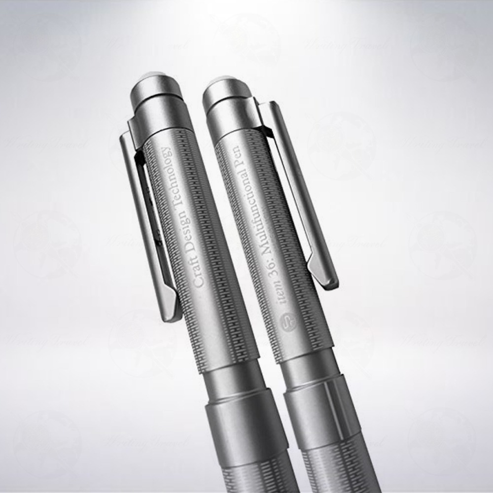 日本 斑馬 Zebra Craft Design Technology Sharbo X 聯名款多功能筆: 銀色-細節圖3