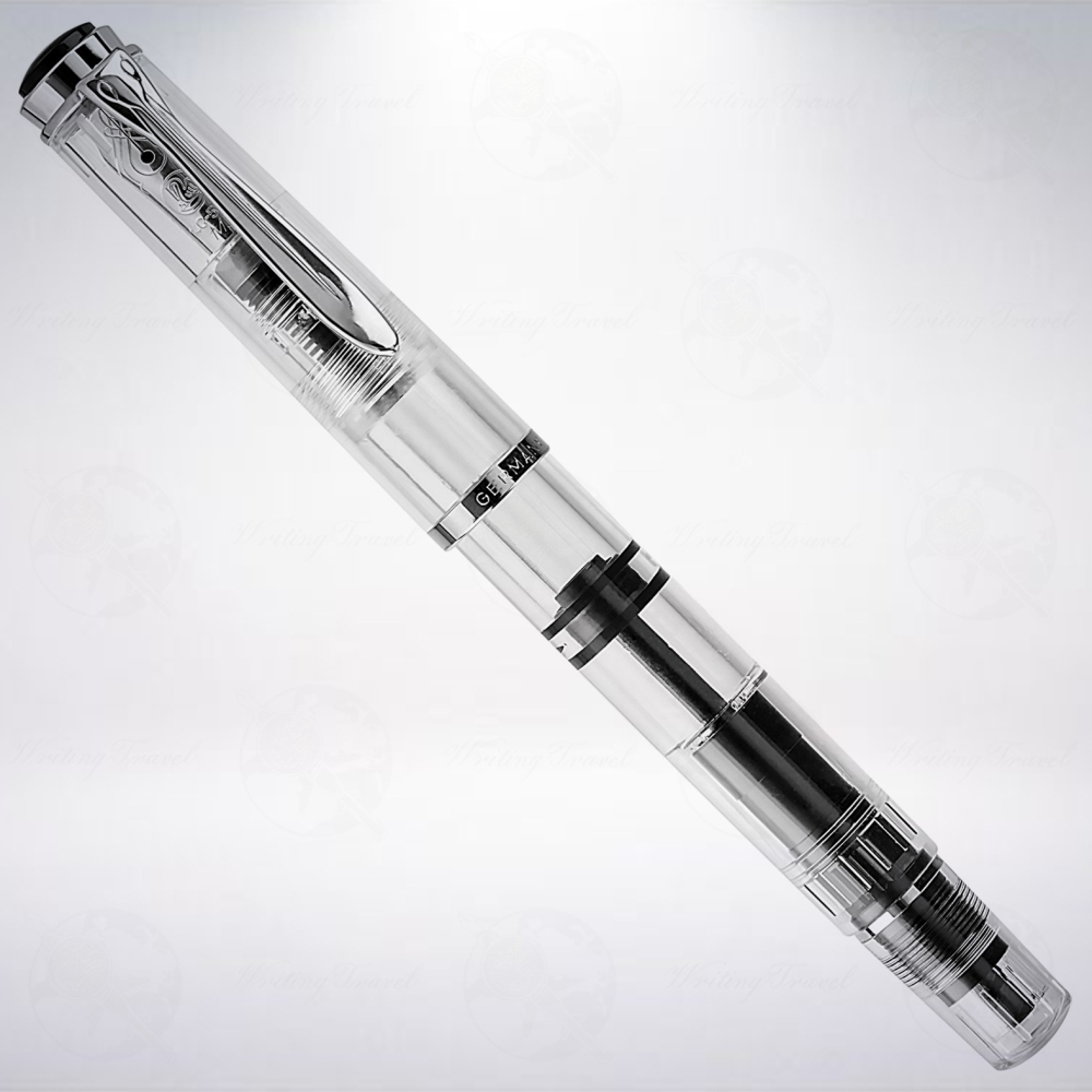德國 百利金 Pelikan Classic M205 2018年特別款鋼筆: 透明示範/Demostrator-細節圖2