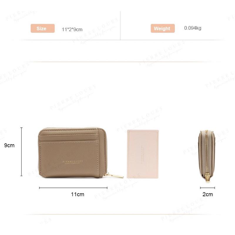 馬卡龍色多卡位零錢包 拉鍊滑順 簡約大容量時尚女士 零錢包卡片包-細節圖8