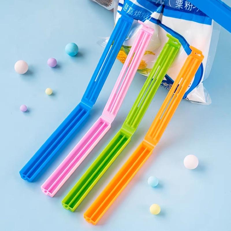 食物密封夾 封口夾 彩色封口夾子 食品物密封封口夾 保鮮袋塑料袋封口防潮夾子 銅板價 多件組 超值 台灣出貨 繽紛色系-細節圖8