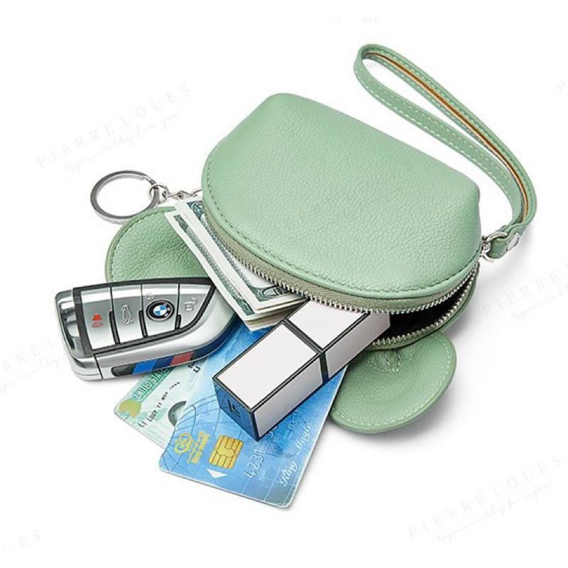 韓版質感PU零錢包 可愛米老鼠耳朵造型 卡通小錢包 鑰匙包 收納小包 附提袋 精緻做工 方便攜帶 大開口 內有隔層 百搭-細節圖5