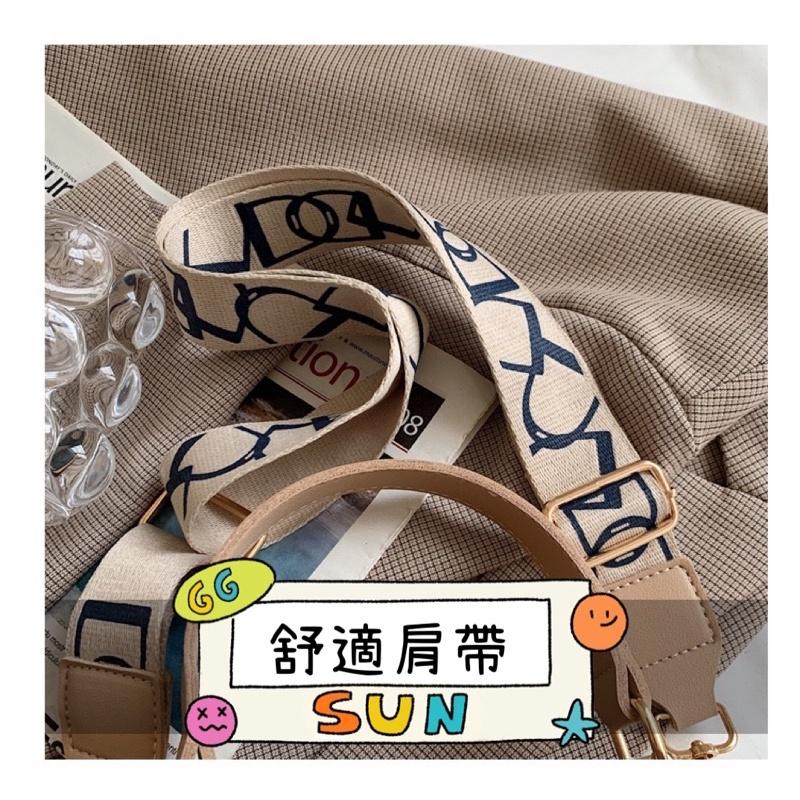 韓版造型撞色小口袋小水桶包 拉鏈口 女生手提肩背包 帆布包PU皮革包百搭 斜背包百搭加寬背帶 肩背側背斜跨包 背帶可拆-細節圖5