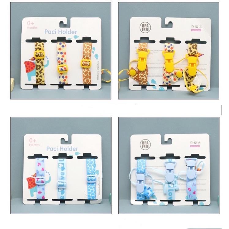 精裝版3入/組 多用途可調整長短牙膠繩 奶嘴玩具防掉落固定夾 多功能夾 繽紛色彩 款式可選 組合架 寶寶必備 好攜帶-細節圖4