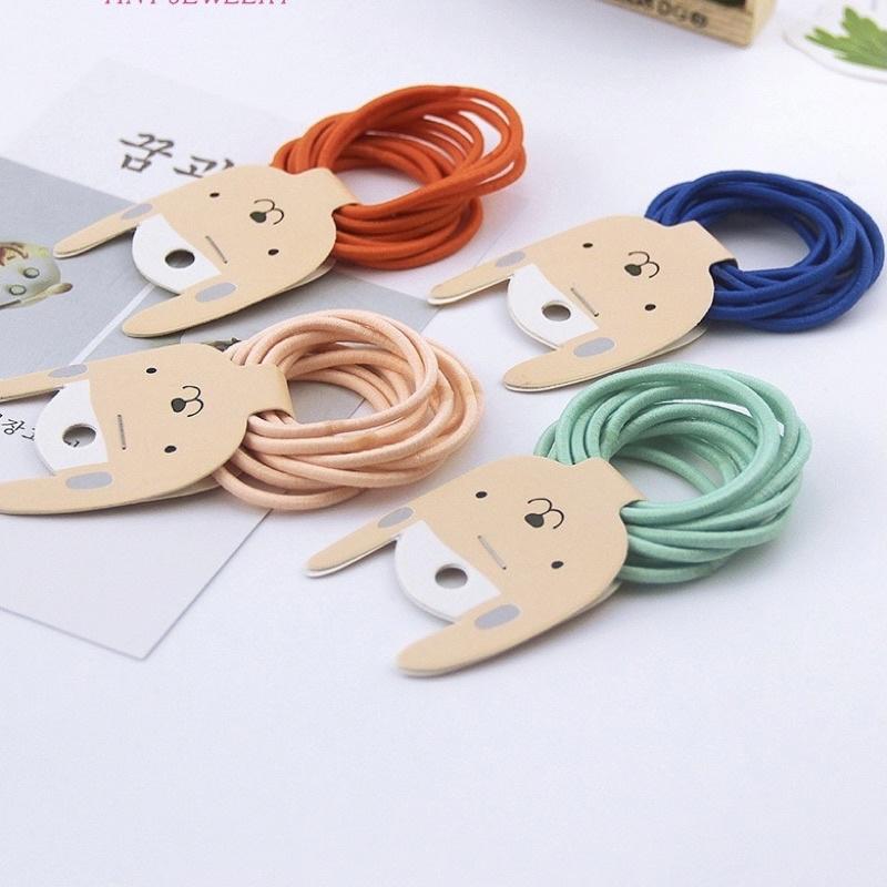 台灣出貨 10條裝高彈力兒童髮圈 多色可選 馬卡龍色 繽紛色彩 不傷髮 小圈 軟細髮適用 寶寶綁頭髮 無接縫更好看-細節圖7