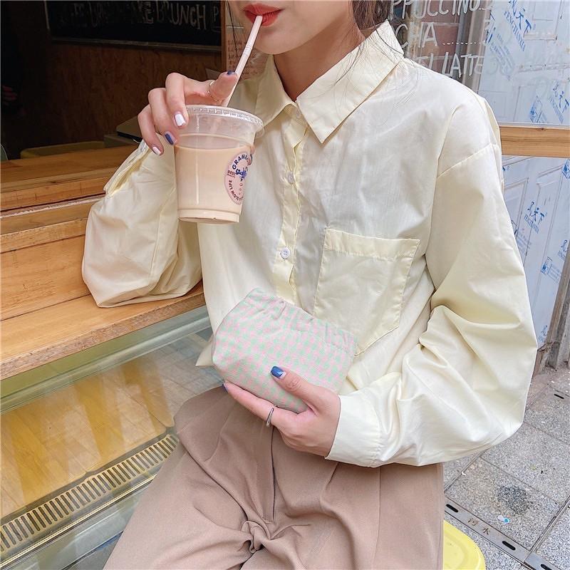 新款彈片格紋口金包小清新口紅包零錢耳機棉布收納袋化妝包 簡單封口易開合 經典 馬卡龍色 暖暖春天氣息 雙層棉布 保護收納-細節圖4