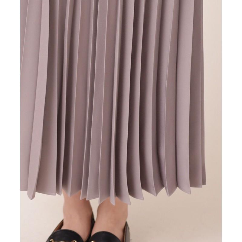 春夏雪紡面料優雅大氣百褶裙半裙 藍紫色 有內裡 不透光 上班族百搭款-細節圖6