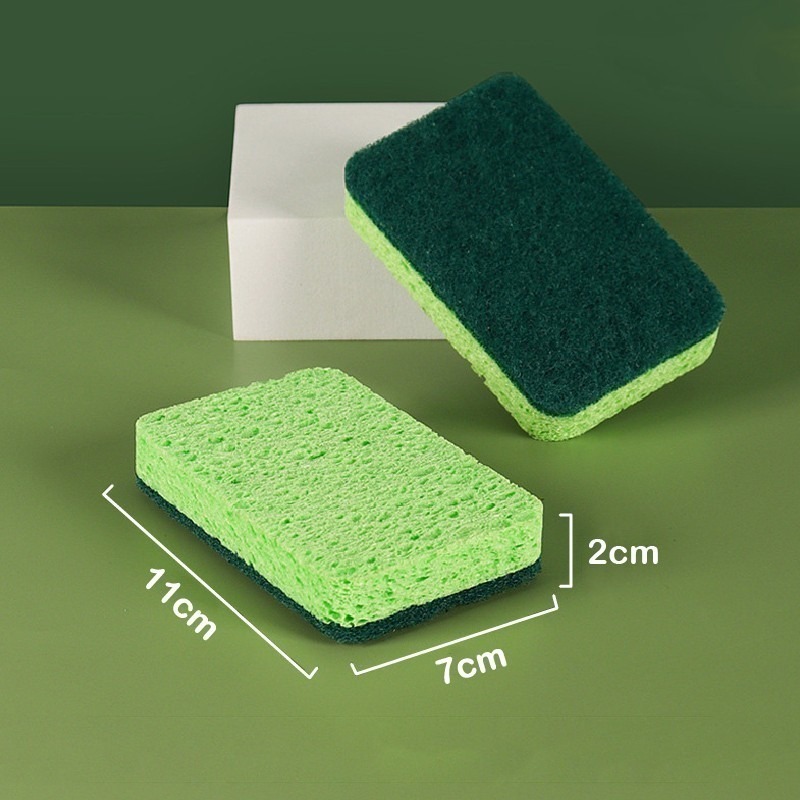 B401｜木漿棉去污海綿洗碗擦 木漿海綿  海綿洗碗刷 海綿百潔布 清潔強力去污 菜瓜布-細節圖6