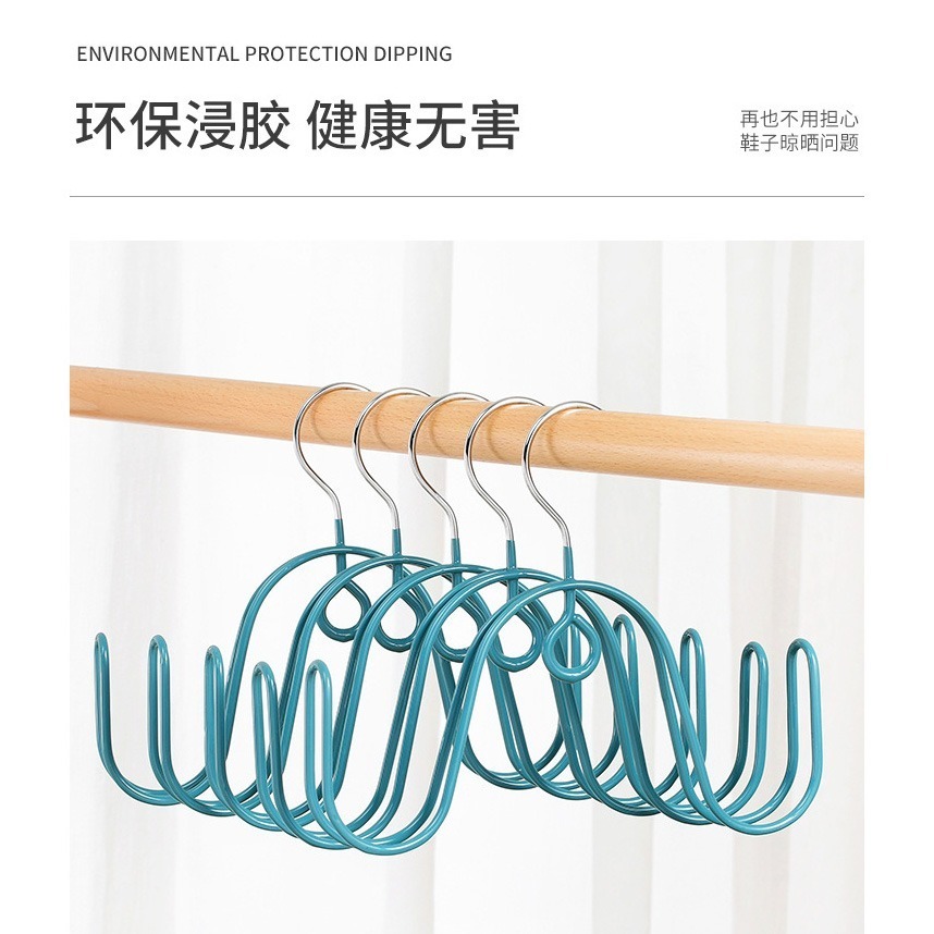 B330｜鏽鋼晒鞋架 晾鞋架 陽台 戶外 曬鞋神器 家用晾掛鞋鉤 掛鞋架 鞋勾 鞋掛 不鏽鋼掛鞋神器 曬鞋架-細節圖5