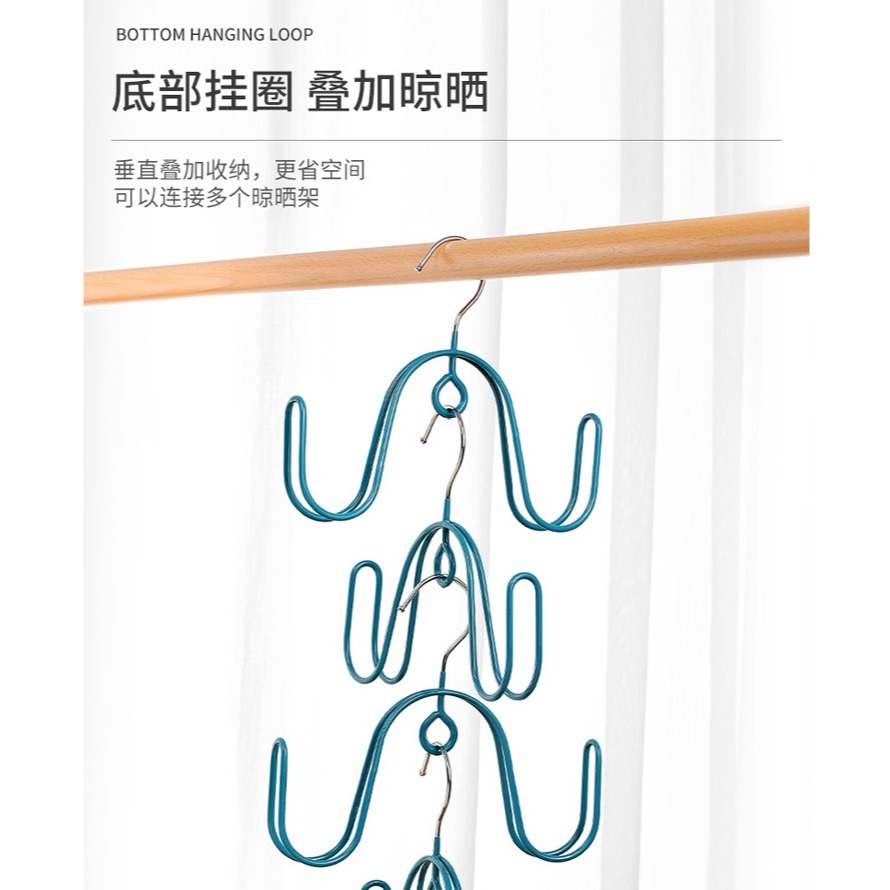 B330｜鏽鋼晒鞋架 晾鞋架 陽台 戶外 曬鞋神器 家用晾掛鞋鉤 掛鞋架 鞋勾 鞋掛 不鏽鋼掛鞋神器 曬鞋架-細節圖7