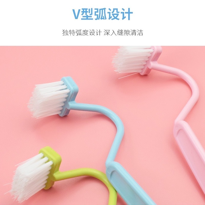 DH109｜V型馬桶內側死角清潔刷 馬桶刷 浴室清潔 瓦斯爐清潔 縫隙清潔 清潔刷 刷子 馬桶清潔 凹槽刷-細節圖6