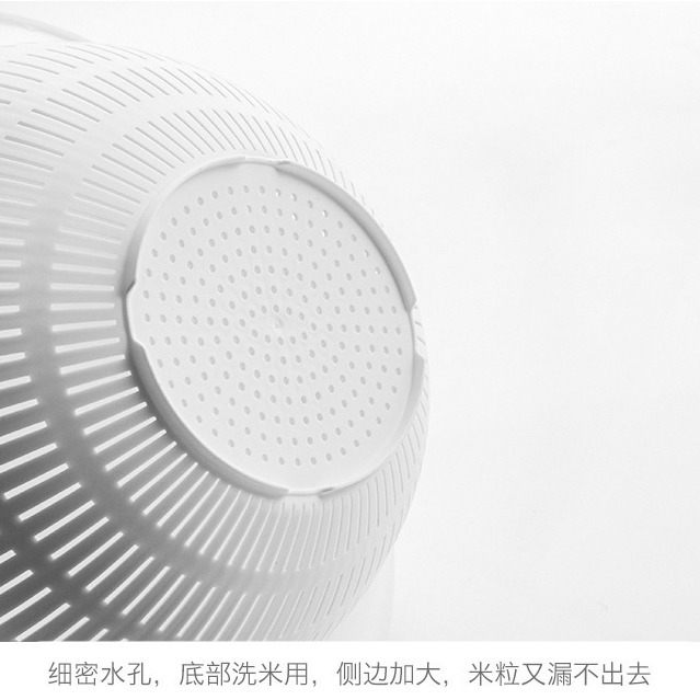 DH061｜雙層旋轉洗菜盆 洗菜籃 瀝水盆 籃子 洗米籃 水果籃-細節圖6