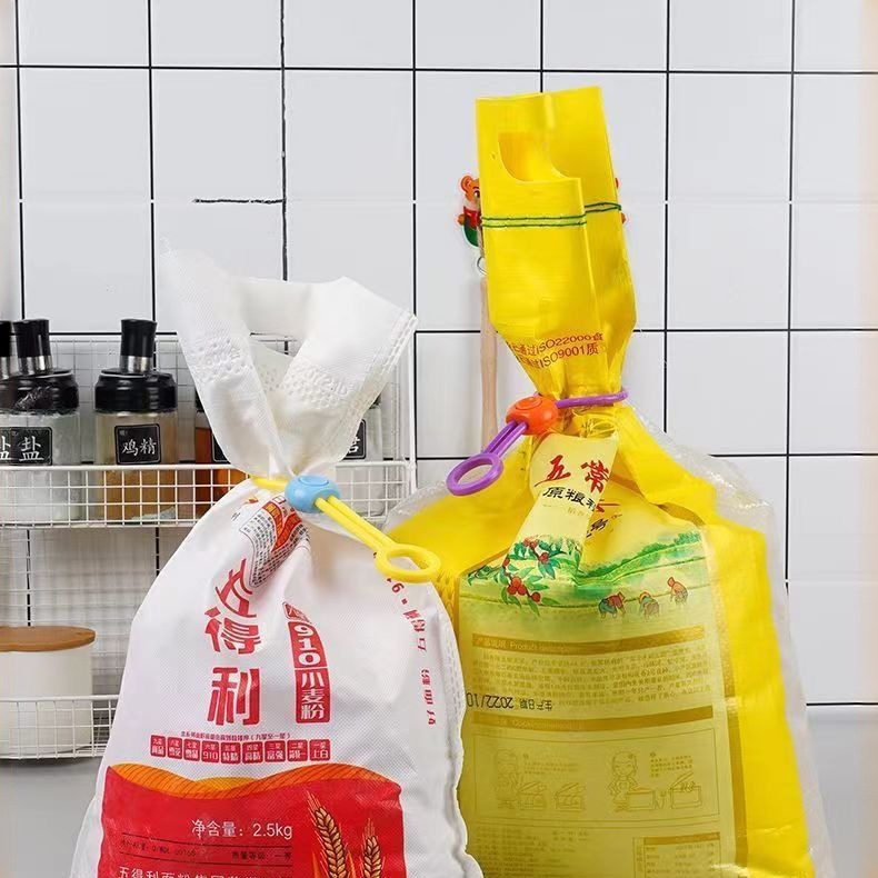 DA028｜食品封口綁帶 食品束口袋 食品密封 彈力拉環扣帶 彈力繩綁帶 彈力繩扣 綁帶繩扣 綑綁帶 理線器-細節圖6