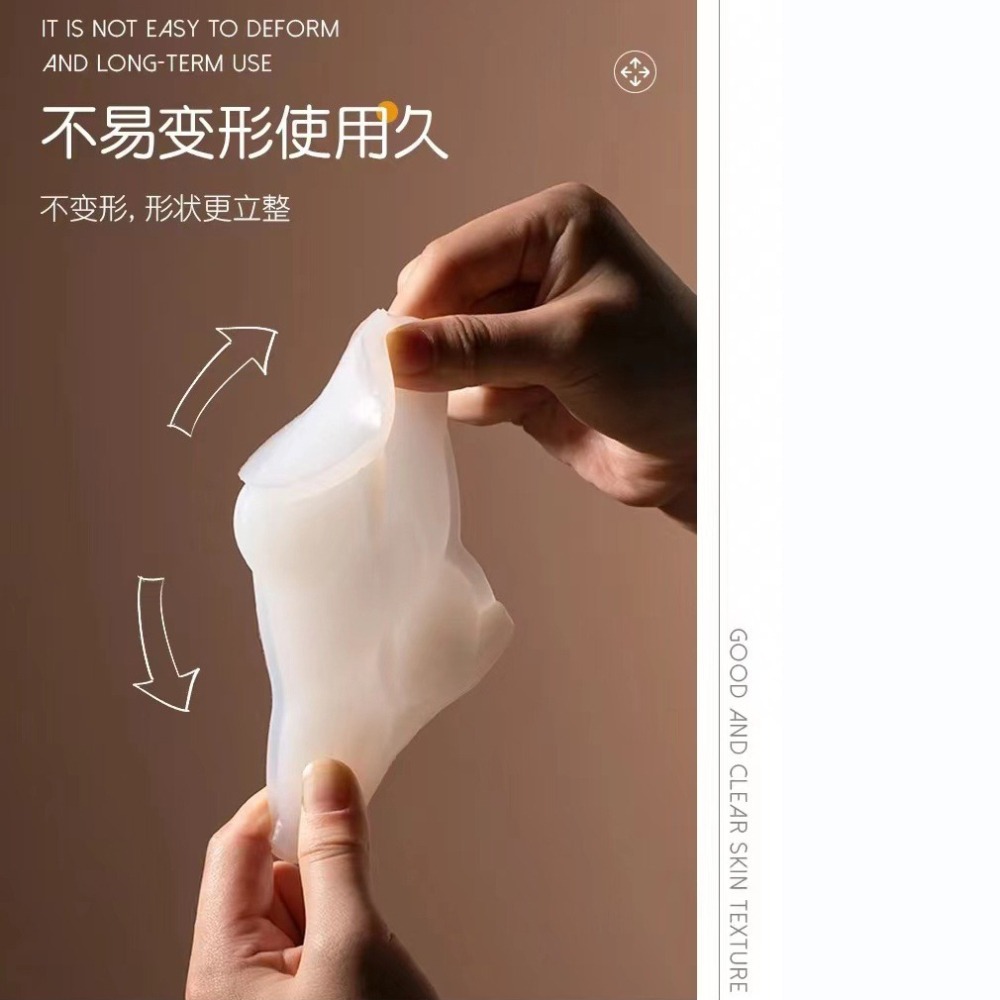 DA076｜小熊製冰矽膠模 矽膠模 矽膠模具 可愛小熊矽膠模 冰塊模 冰沙模 矽膠冰塊模 蠟燭模 動物冰塊模-細節圖4