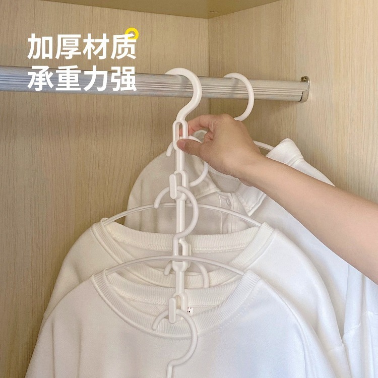 DA145｜魚骨型衣架收納掛勾(33cm) 帽子掛勾 包包掛勾 領帶掛勾 衣架 衣櫃收納 衣服收納架-細節圖4