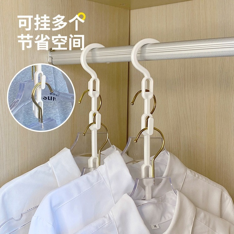 DA145｜魚骨型衣架收納掛勾(33cm) 帽子掛勾 包包掛勾 領帶掛勾 衣架 衣櫃收納 衣服收納架-細節圖6