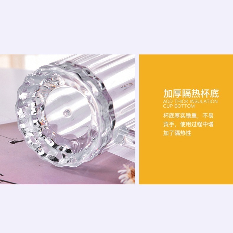 DH115｜造型啤酒杯 透明飲料杯 透明塑膠杯 啤酒造型杯 造型杯子 透明杯子 帶把塑膠杯 啤酒杯-細節圖3