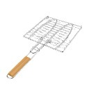 DH097｜不鏽鋼烤魚網 烤肉 烤魚夾 燒烤網夾 燒烤工具用品 烤肉用具 燒烤夾子 折疊 露營-規格圖2