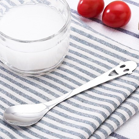 DA006｜笑臉造型湯匙 湯勺 攪拌勺 不鏽鋼咖啡勺 布丁勺 甜品湯匙 家用咖啡小勺 攪拌棒 萬聖節-細節圖6