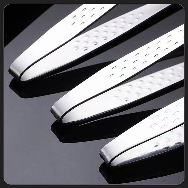 DA009｜不鏽鋼燒烤夾 食物夾 荷花夾 梅花夾 麵包夾 烤肉夾 自助餐菜夾 不鏽鋼菜夾-細節圖2