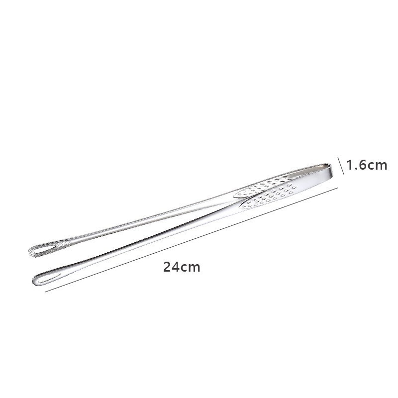 DA009｜不鏽鋼燒烤夾 食物夾 荷花夾 梅花夾 麵包夾 烤肉夾 自助餐菜夾 不鏽鋼菜夾-細節圖7