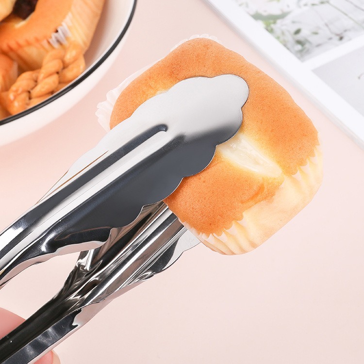 DA009｜不鏽鋼燒烤夾 食物夾 荷花夾 梅花夾 麵包夾 烤肉夾 自助餐菜夾 不鏽鋼菜夾-細節圖11