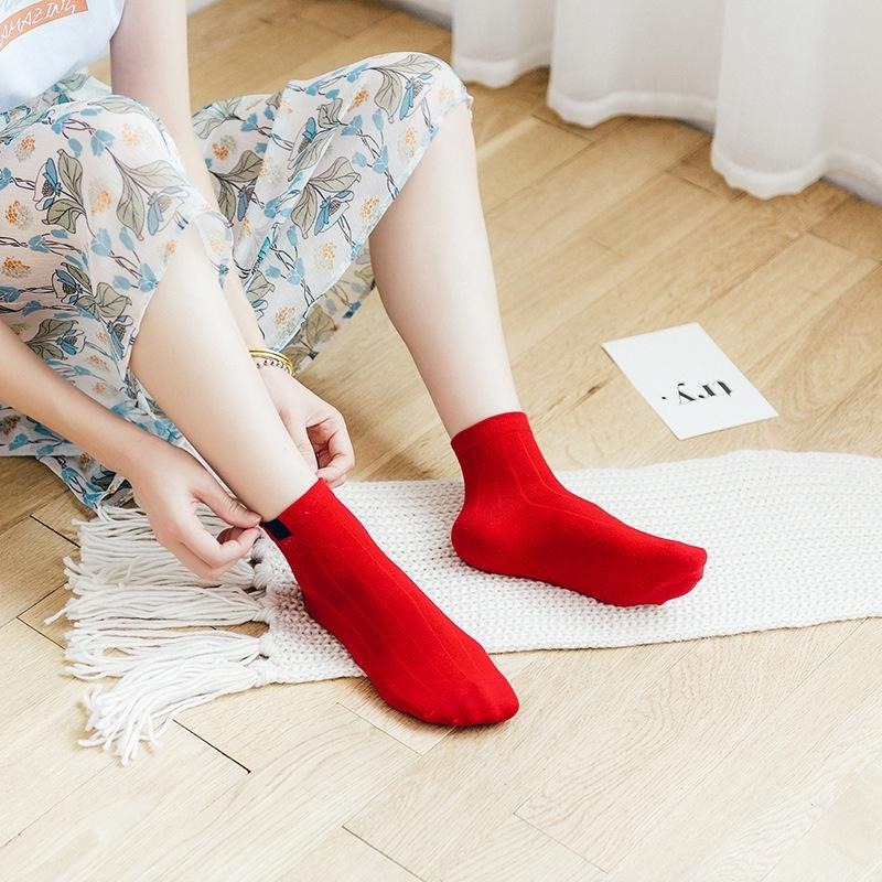 B855｜襪子女秋冬新款 韓版潮流中筒襪 長統襪 純色 堆堆襪 日系中筒襪 時尚中筒襪xiami-細節圖2