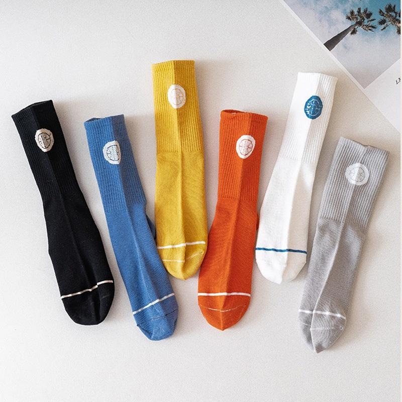 B858｜ 男長襪 中筒襪 中長襪 透氣防臭運動長筒襪 潮流中筒襪 xiami-細節圖2