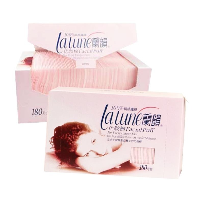 B865｜  lalune蘭韻化妝棉180片 卸妝棉 濕敷 拋棄式 保養 美妝 化妝棉xiami-細節圖3