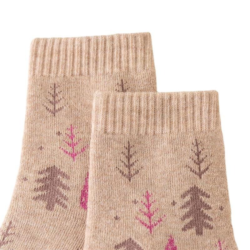 B854｜30種 秋季短加厚中筒襪 松鼠中筒襪 文青襪子 時尚有型中筒襪 毛圈中筒襪 保暖中筒襪xiami-細節圖3